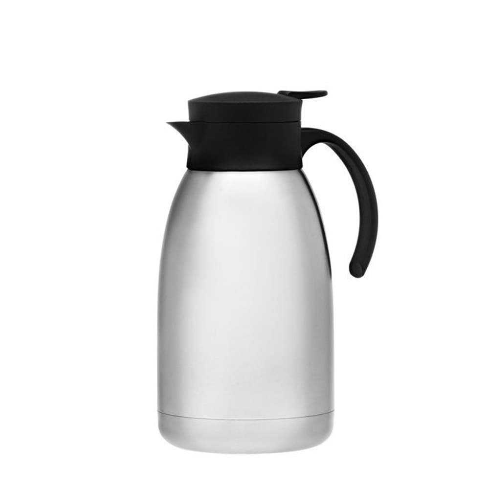 Termokande i rustfrit stål med trykknap, 1,5 liter