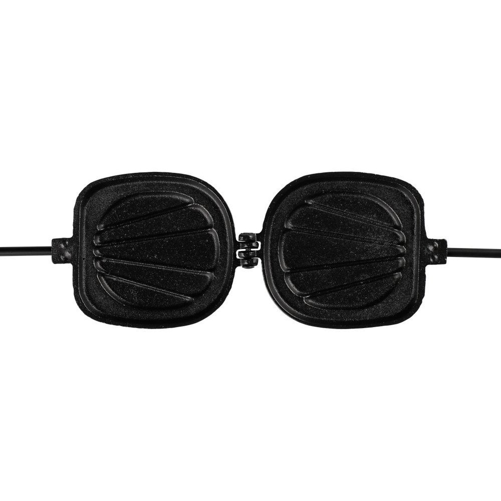 Sandwichgrill i støbejern med lås og opbevaringspose, 45 cm