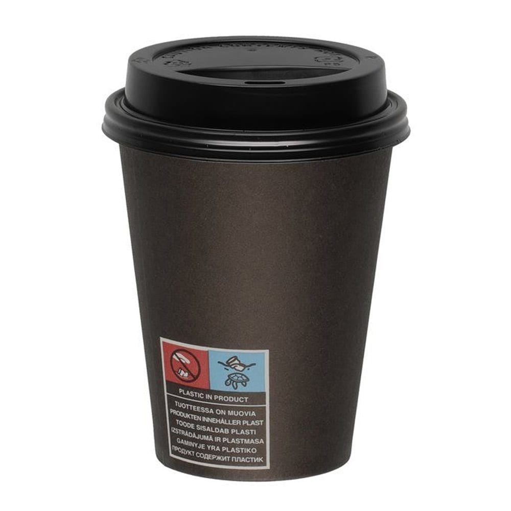 Takeaway-bægre med låg, 350 ml, 20-pak