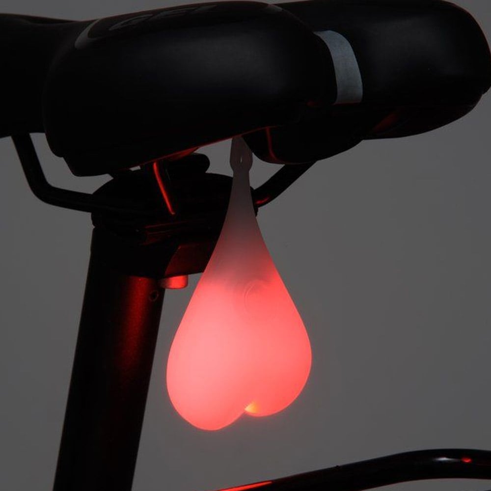 Spotlight LED-advarselslampe i hjerteform med flere lystilstande