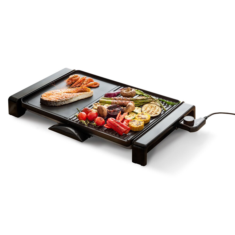 Champion elektrisk bordgrill 47,32cm 2000W - Svart