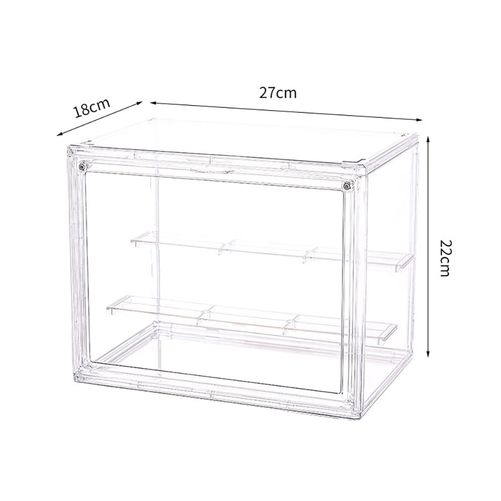 Displayboks i klar plast 27x22x18cm