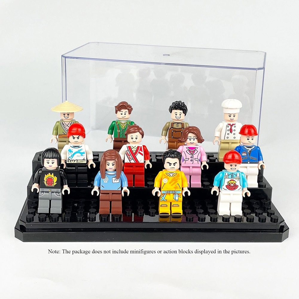Displayboks til Lego-figurer 18 × 10 × 9 cm