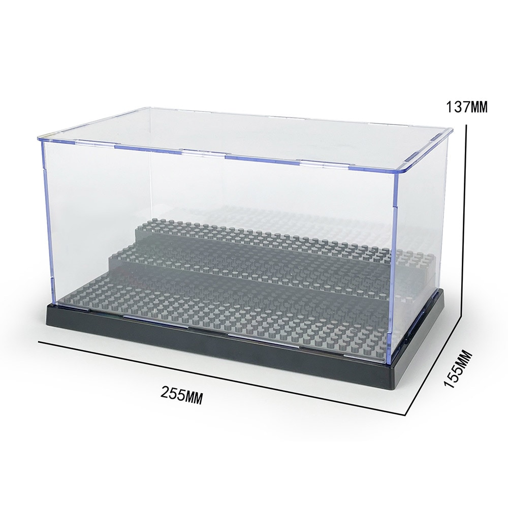 Displayboks til Lego-figurer 25,5 × 13,7 × 15,5 cm