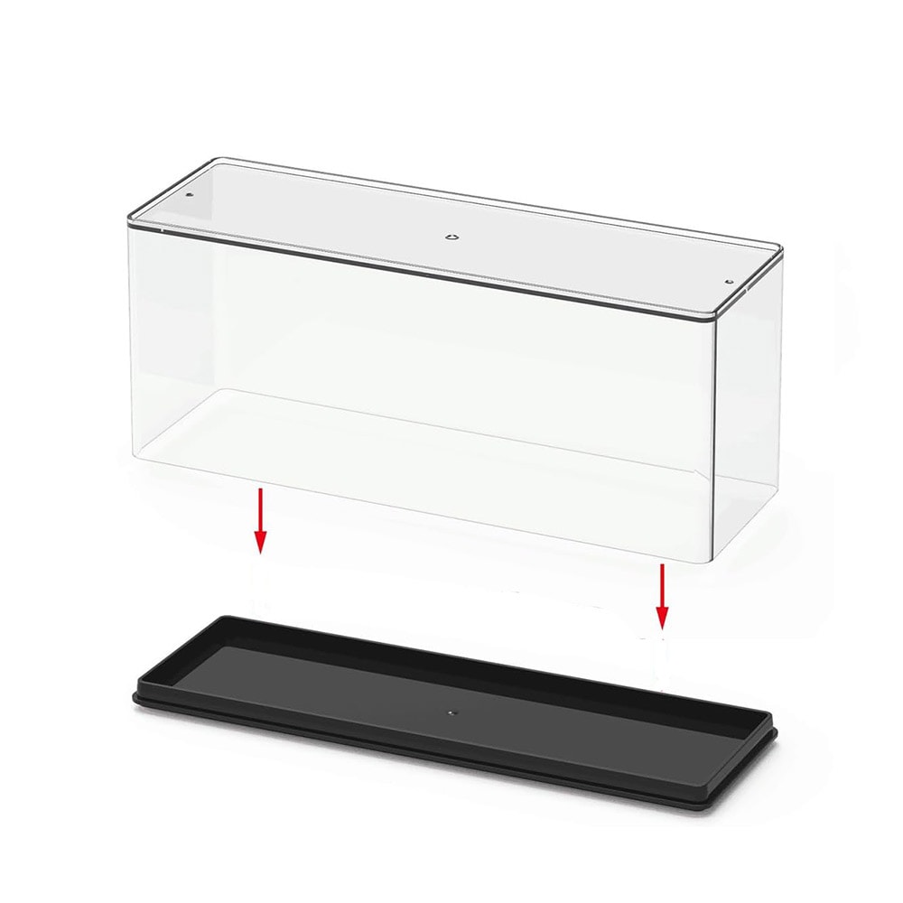 Displayboks til Lego-figurer 24,8 × 10,5 × 8 cm