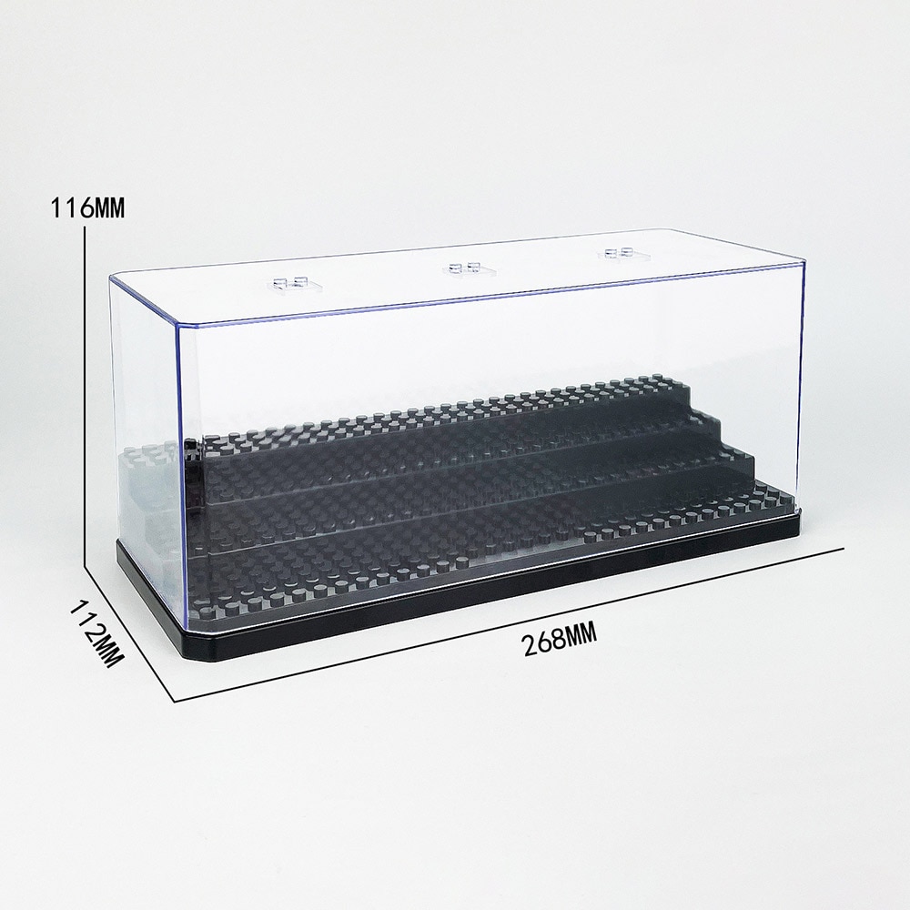 Displayboks til Lego-figurer 26,8 × 11,2 × 11,6 cm