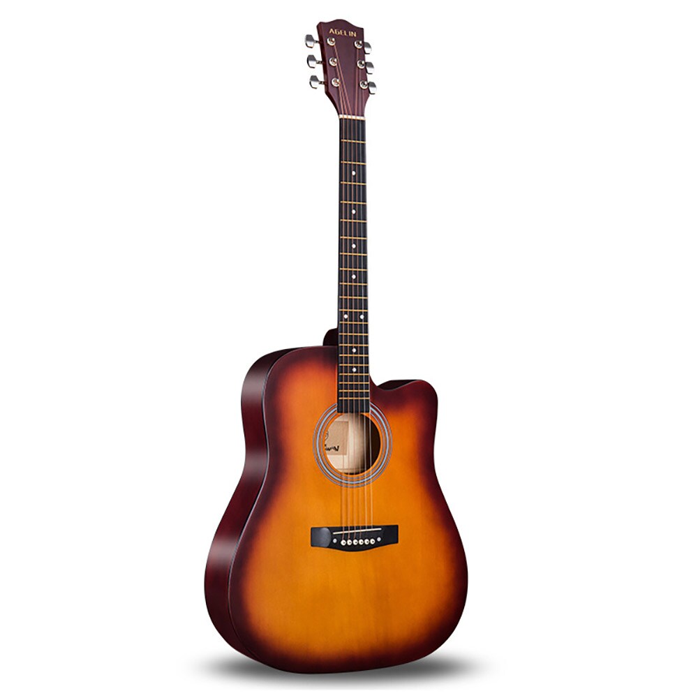 Guitar til begyndere i lindetræ - ca. 104 cm