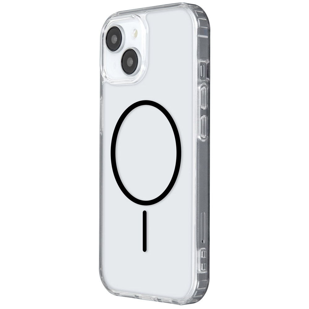 Tyndt bagcover med MagSafe til iPhone 15 6.1" - Svart