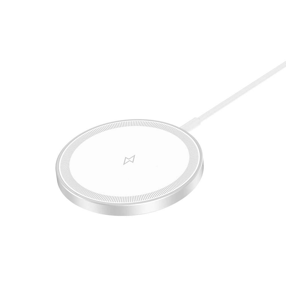 XO CX037 trådløs opladningsplade 15 W - 3-i-1-opladning til iPhone - Hvid