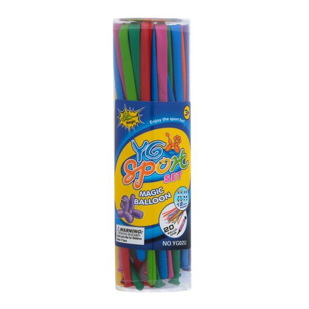 20-pak figurballoner med pumpe – fra 3 år