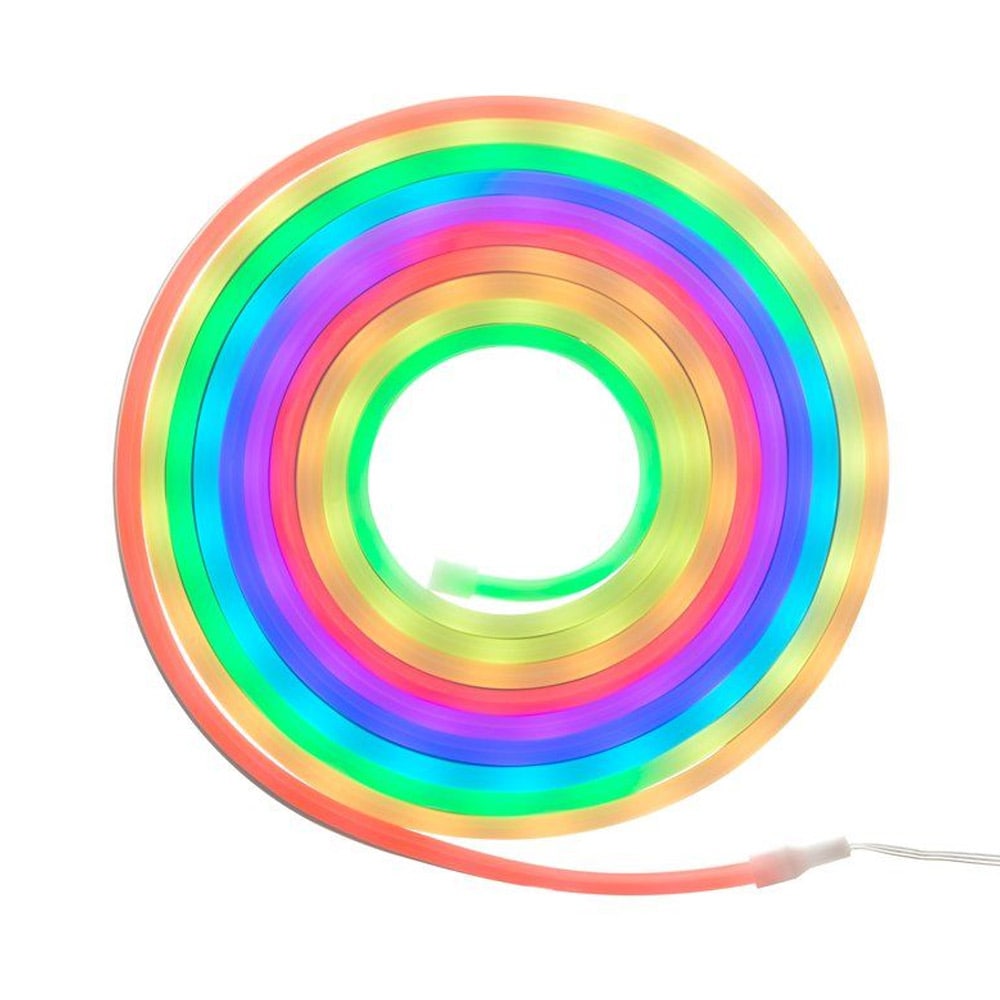Neon LED-strip med RGB-lys og fjernbetjening 5m