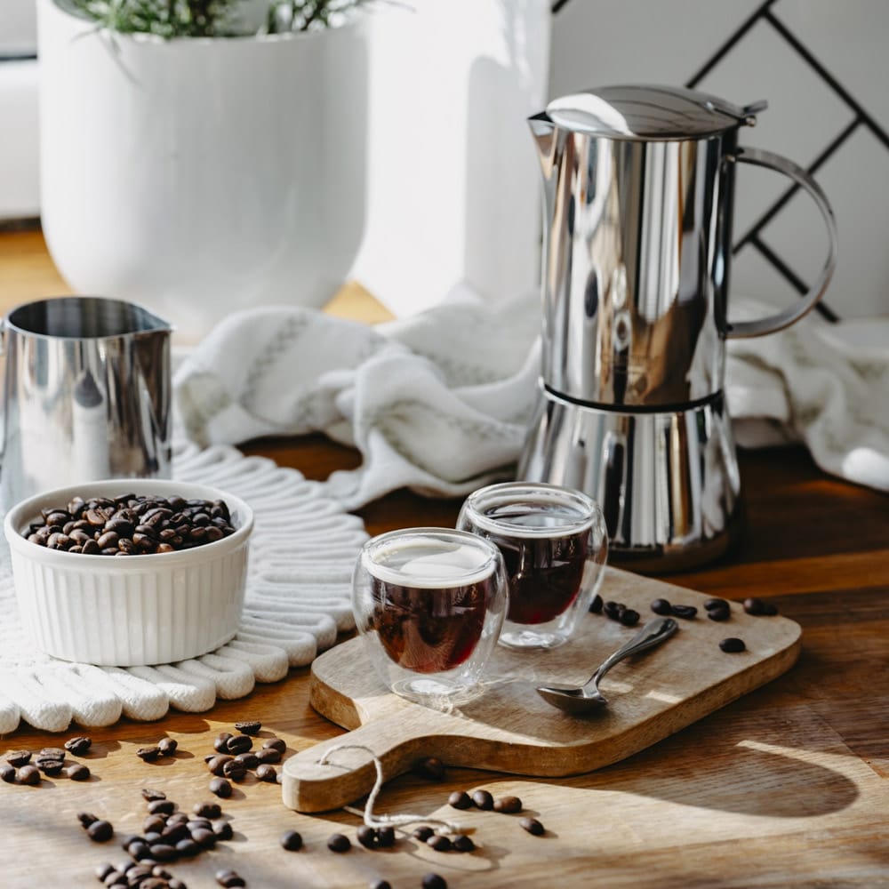Espressoglas 2-pak – isolerende design med dobbelt glaslag