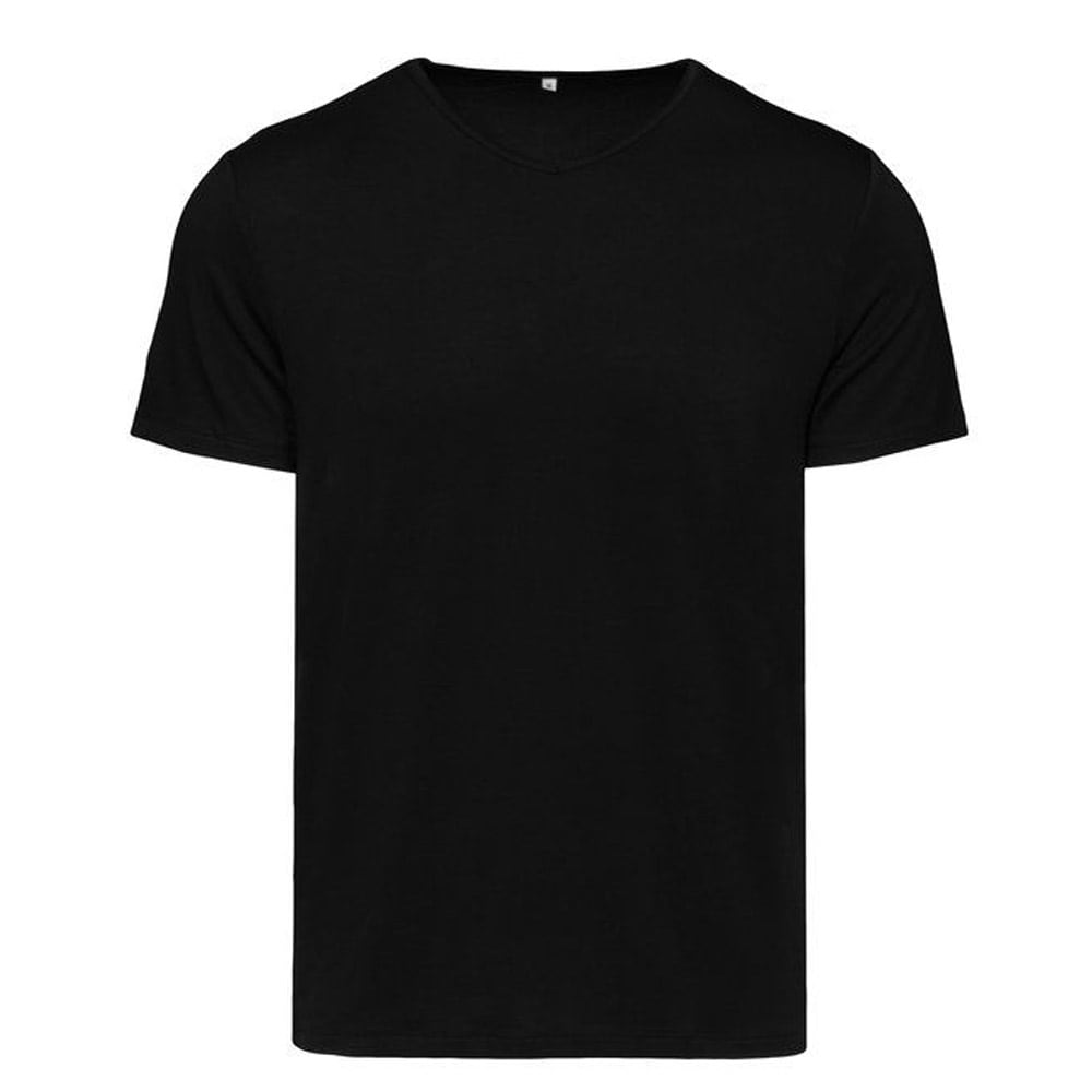 Bambus T-shirt mænd XL - Svart