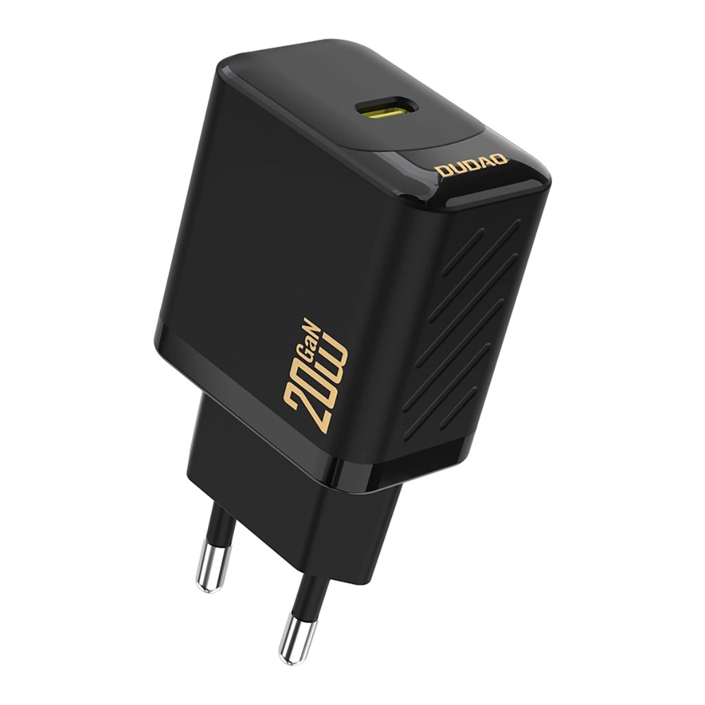 GaN USB-C vægoplader 20W PD – Dudao A26 – Sort