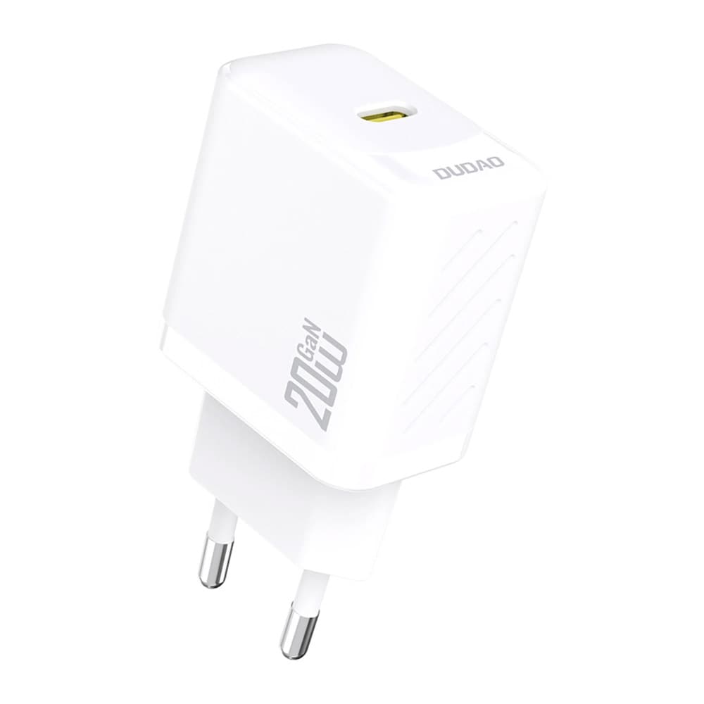 GaN USB-C vægoplader 20W PD – Dudao A26 – Hvid