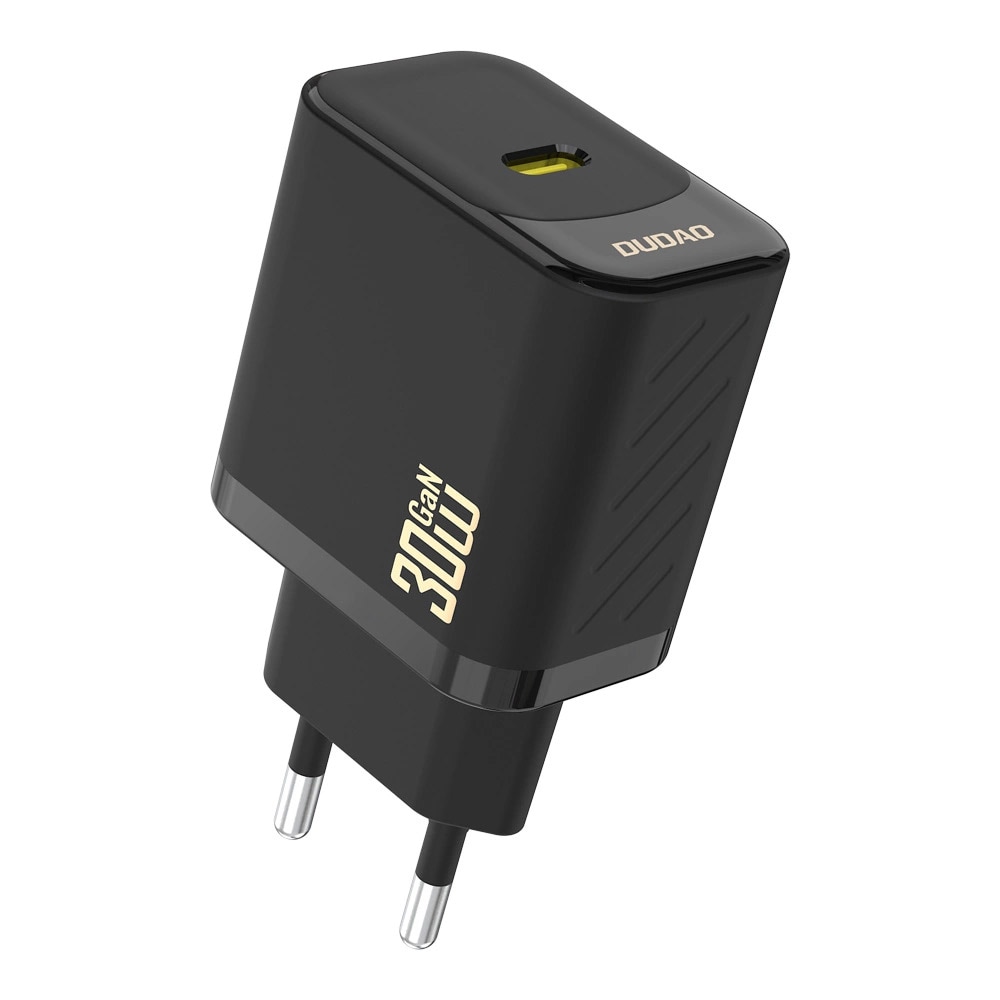Dudao 30W GaN USB-C vægoplader med Power Delivery – Sort