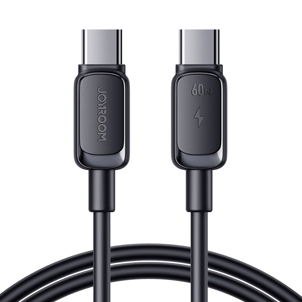 Joyroom USB-C-kabel 60 W til hurtig opladning og data – 1,2 m, sort