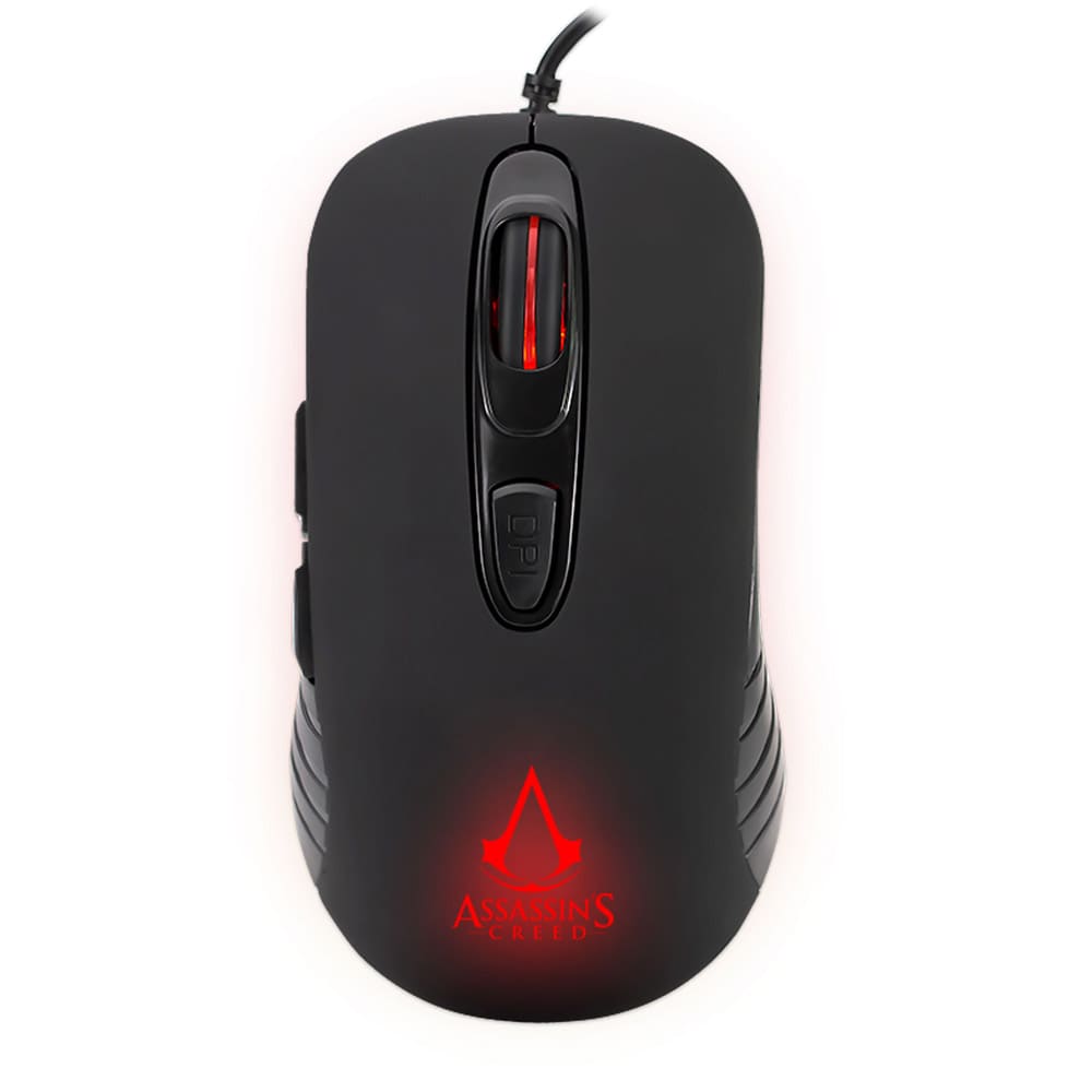 Assassin's Creed-gamingmus – LED-belysning og 3600 DPI