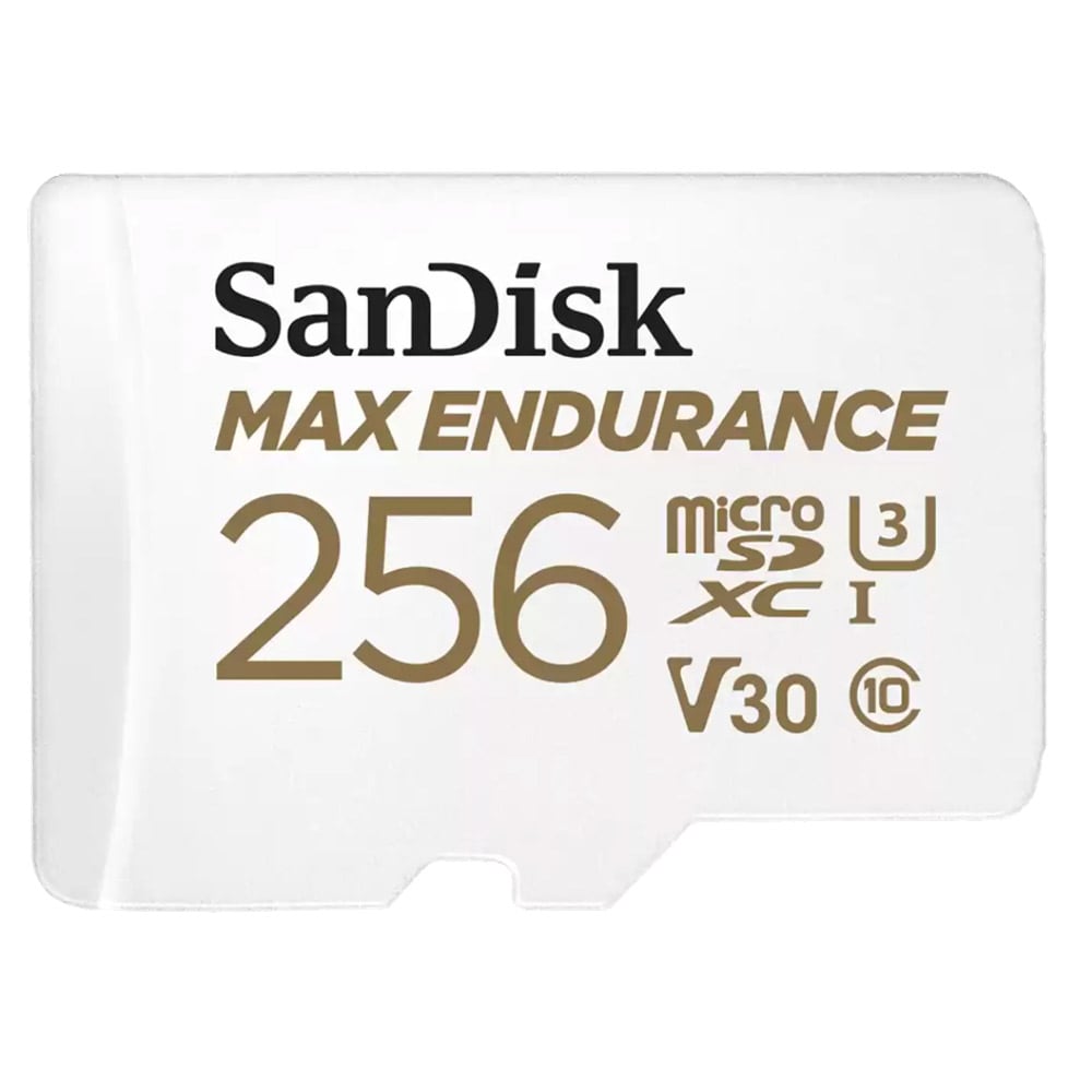 SanDisk MAX Endurance 256 GB MicroSDXC – UHS-I U3, Class 10