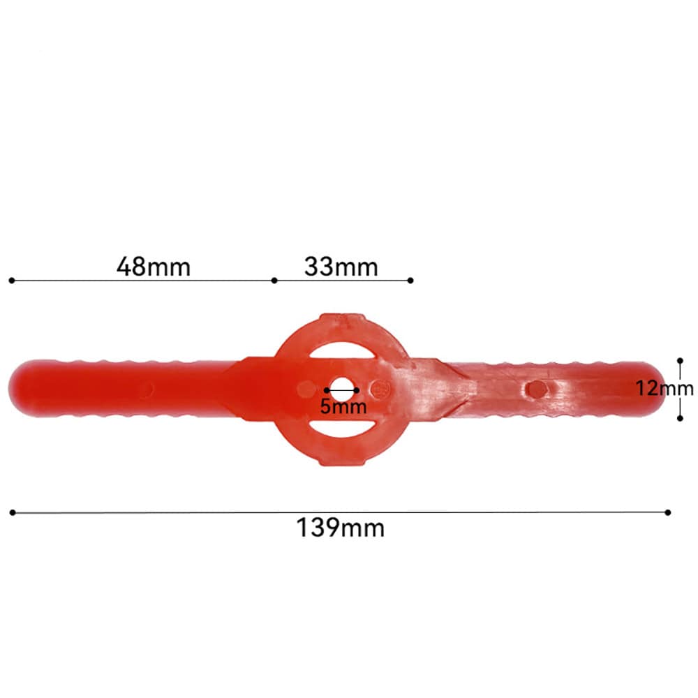 Trimmeknive i plast 139 mm - 50-pak