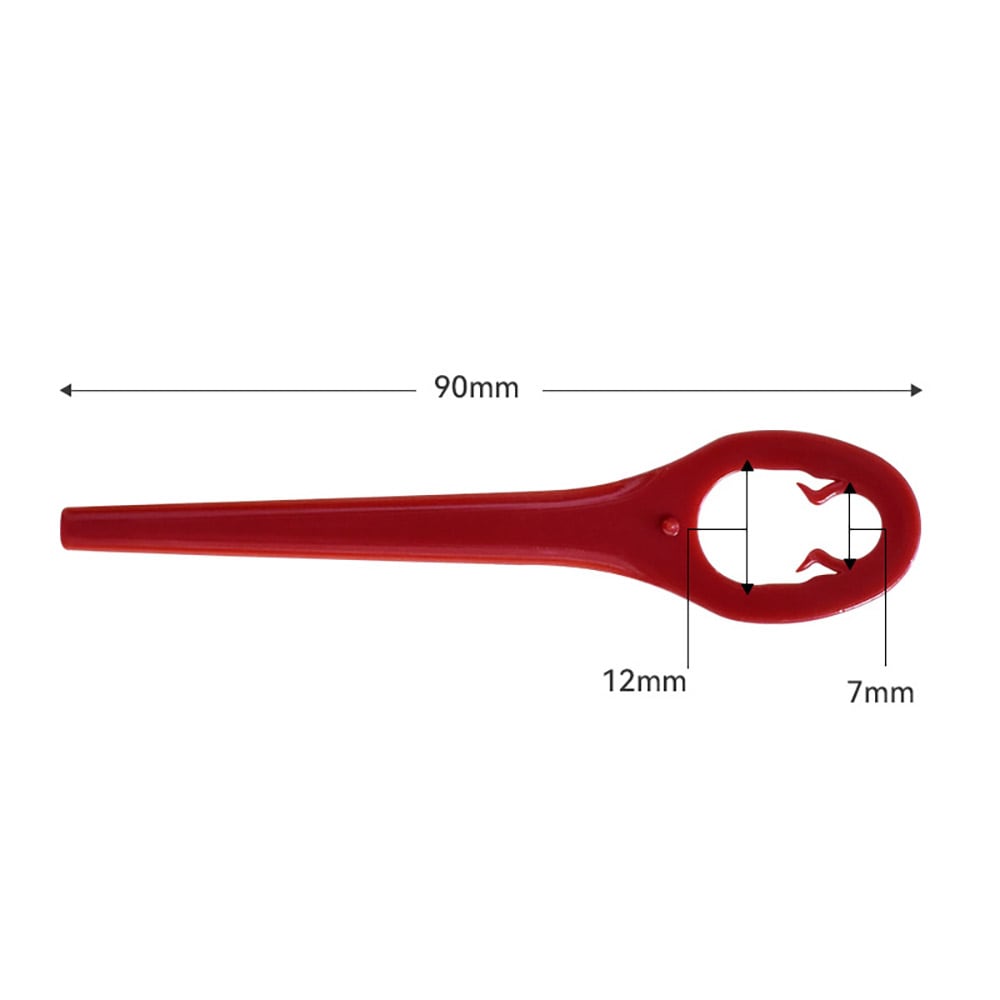 Trimmeknive i plast 90 mm - 50 stk