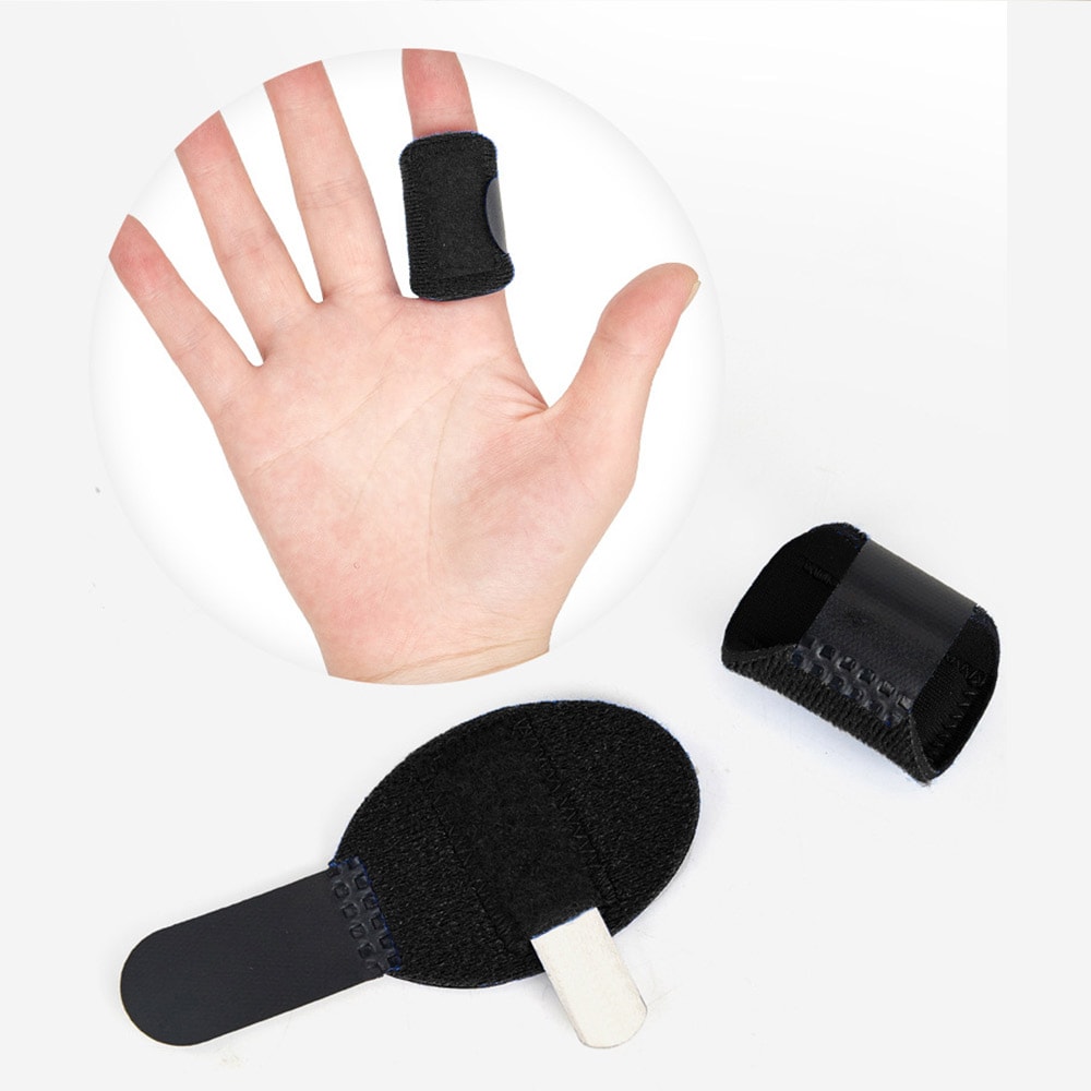Fingerstøtte med fikseringsstrop 2-pak