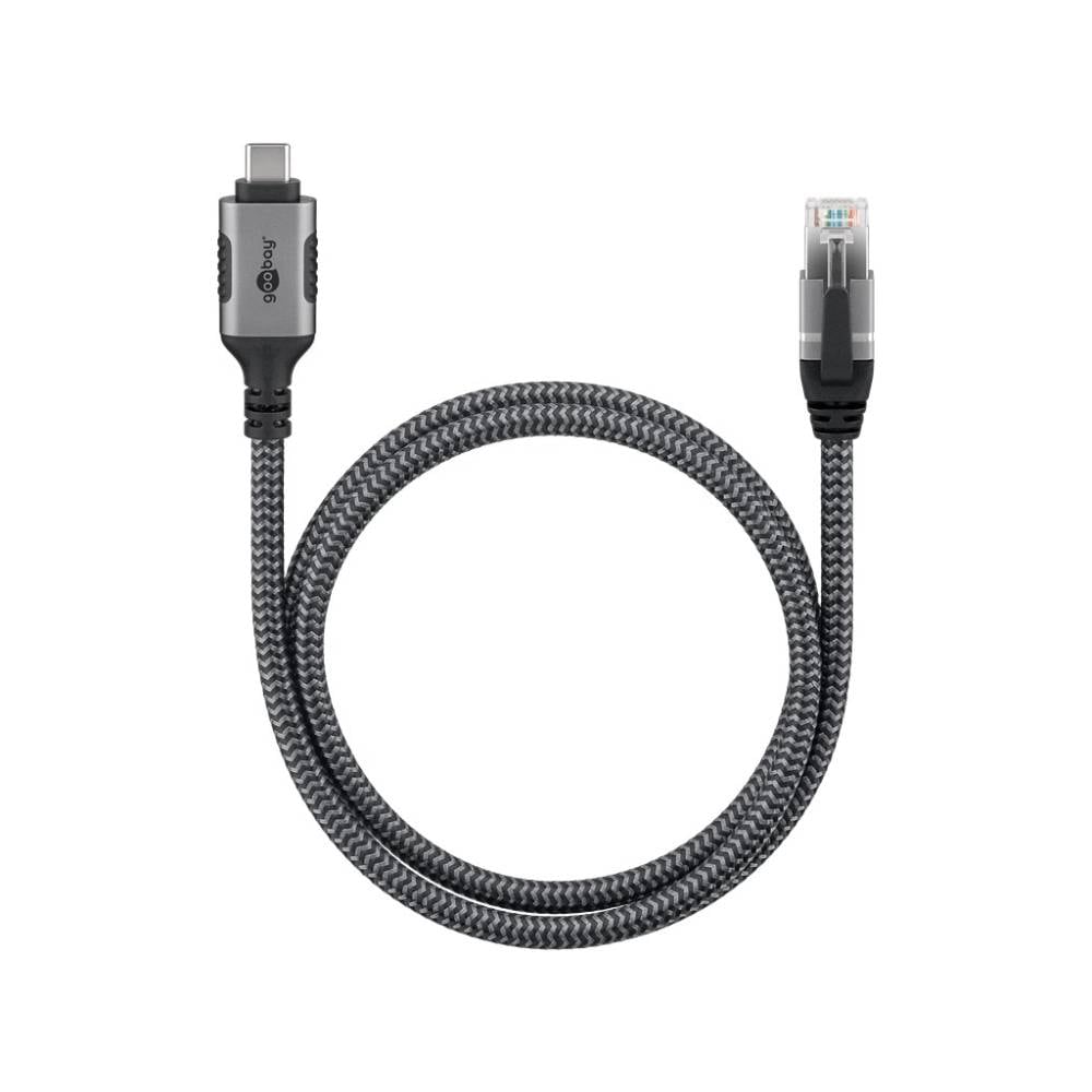 Goobay USB-C til RJ45 Ethernet-kabel 2 m – 1 Gbit/s