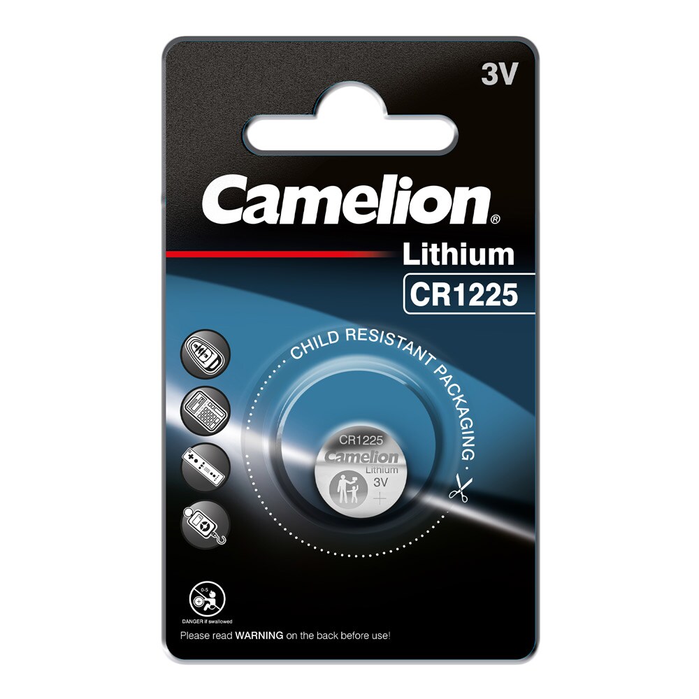 Camelion CR1225 litiumknapcellebatteri 3V 1-pak