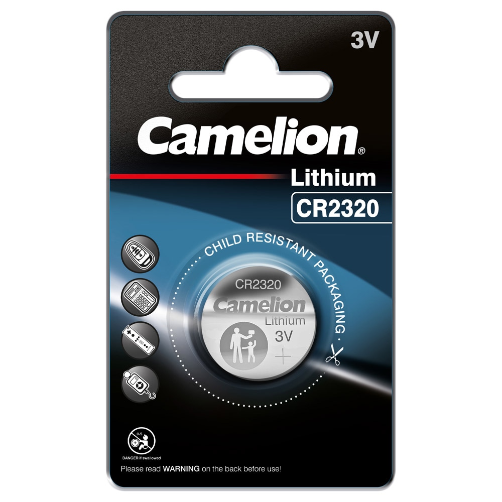 Camelion CR2320 litiumknapcellebatteri 3V 130mAh 1-pak