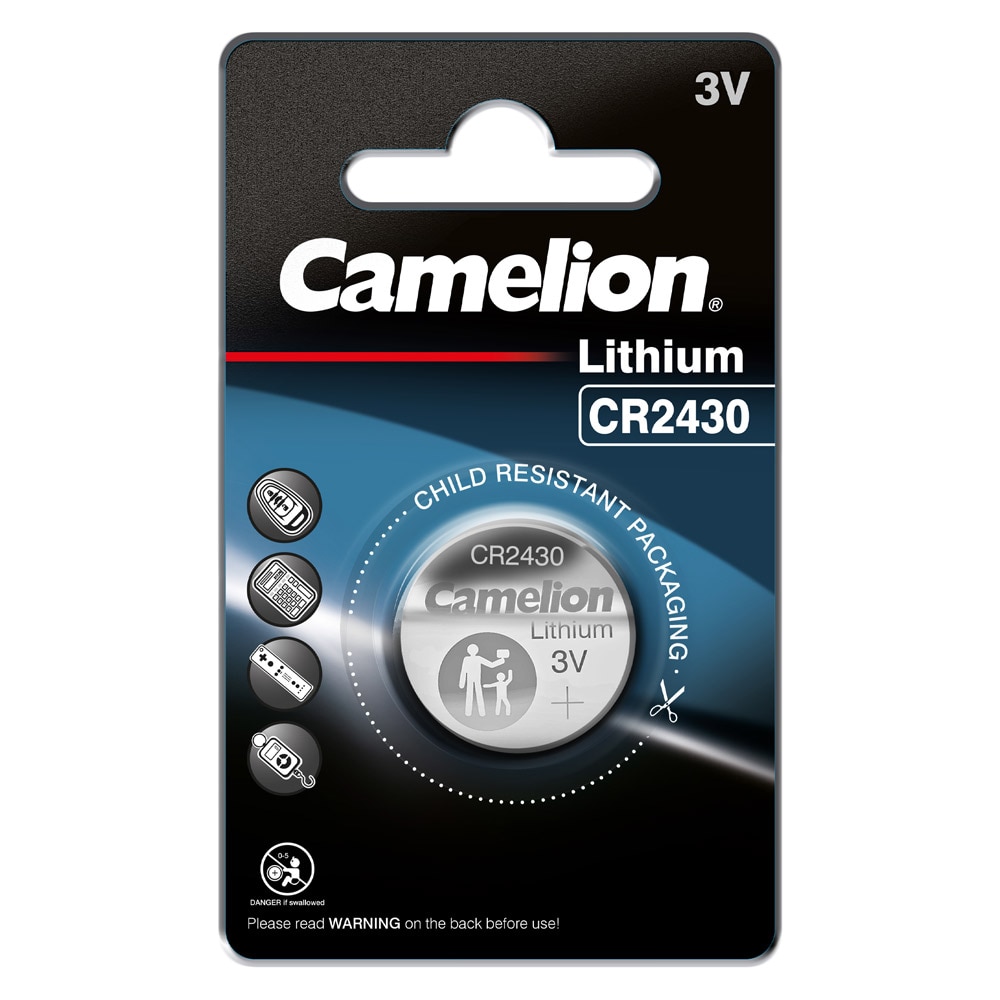 Camelion CR2430 litiumknapcellebatteri 3V 1-pak