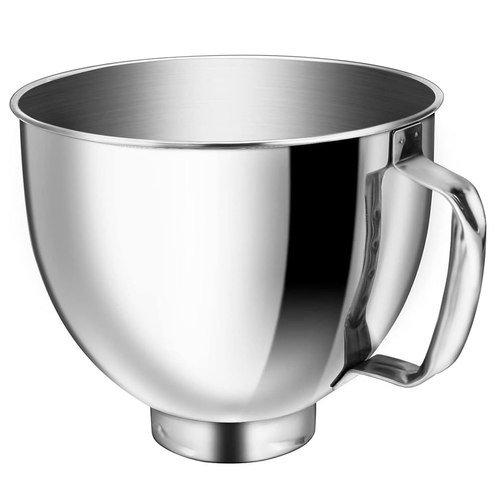 Røreskål i rustfrit stål til KitchenAid 4,5 / 5 med sammenklappeligt vippehoved