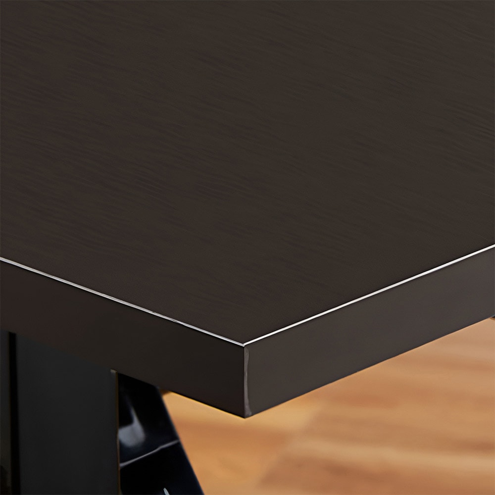 Sammenklappeligt skrivebord 120x60x75cm - Sort Valnød