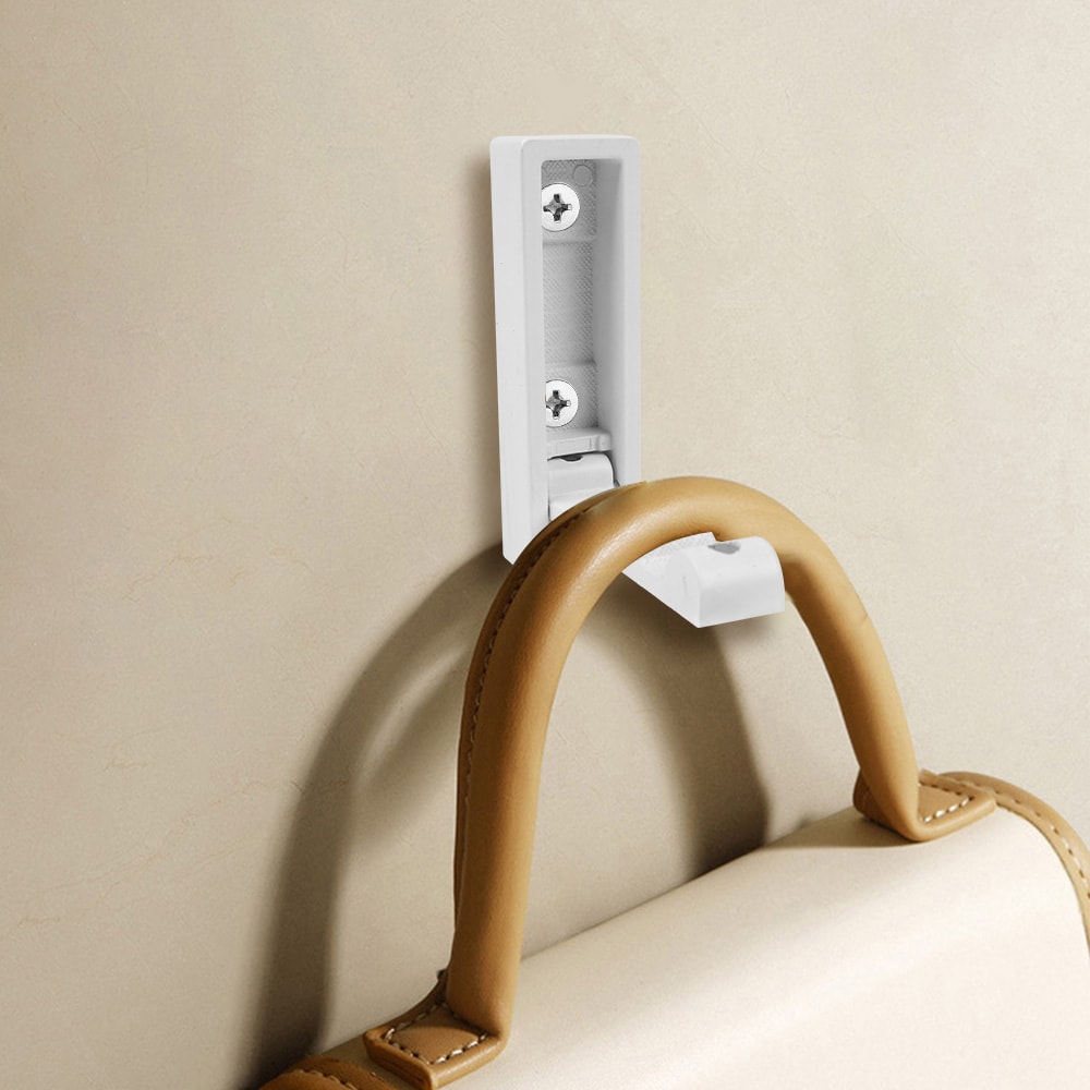 Sammenklappelig vægkrog - hvid