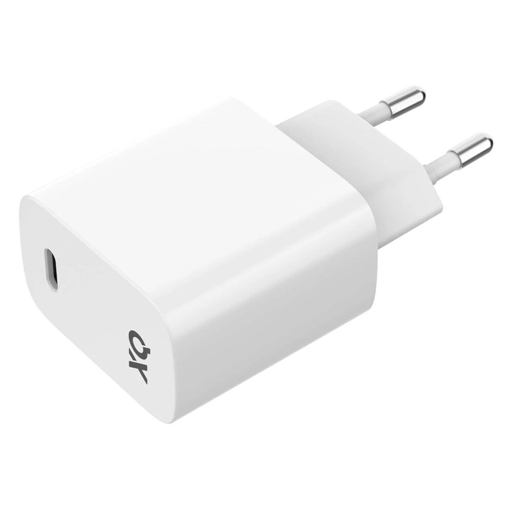 Freenet vægoplader med USB-C 20W - hvid