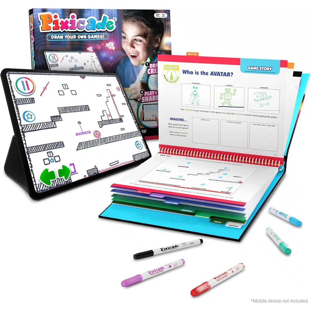 Abacus Pixicade Game Maker - skab dine egne spil ud fra dine tegninger