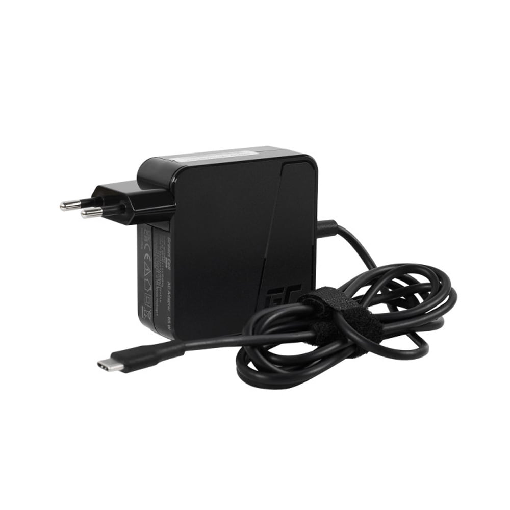 Green Cell PRO 65W USB-C-oplader til bærbar computer, tablet og mobil