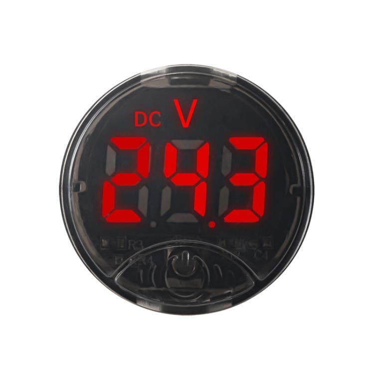 LED-voltmeter digitalt rundt 7–120 V / 50–265 V