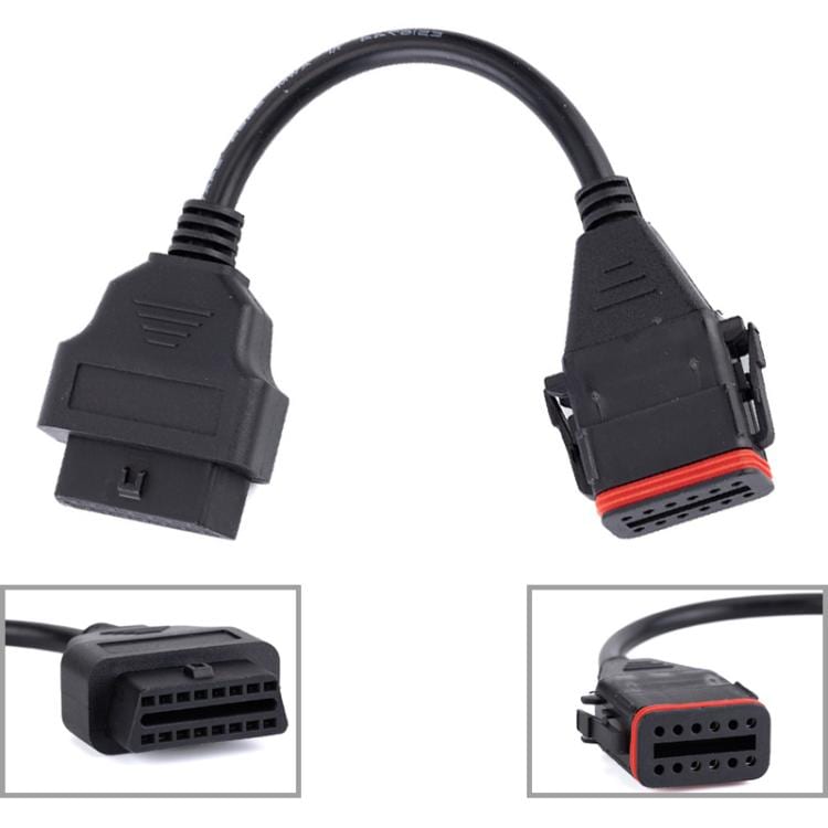 OBD-kabel 12 Pin til 16 Pin for Komatsu/Cummins