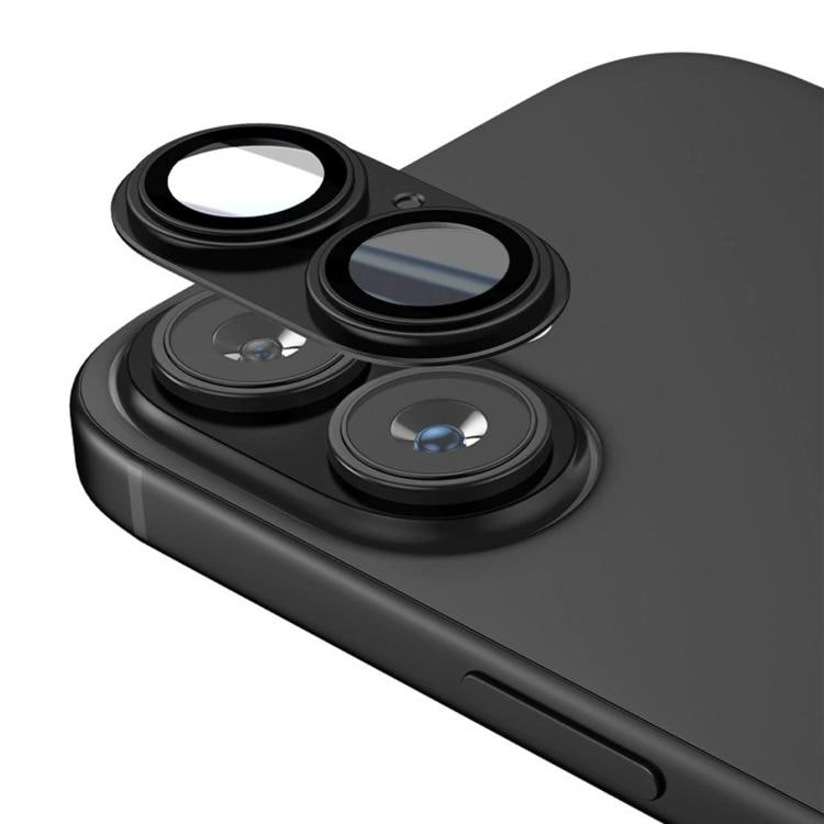 Linnedbetræk til iPhone 16 - Svart