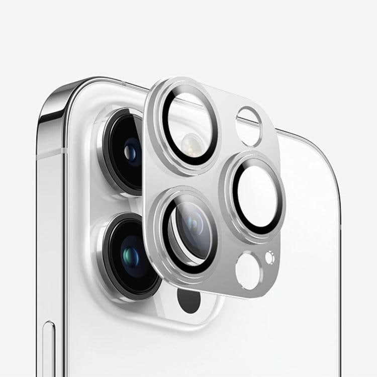 Linnedbetræk til iPhone 15 Pro - Sølv