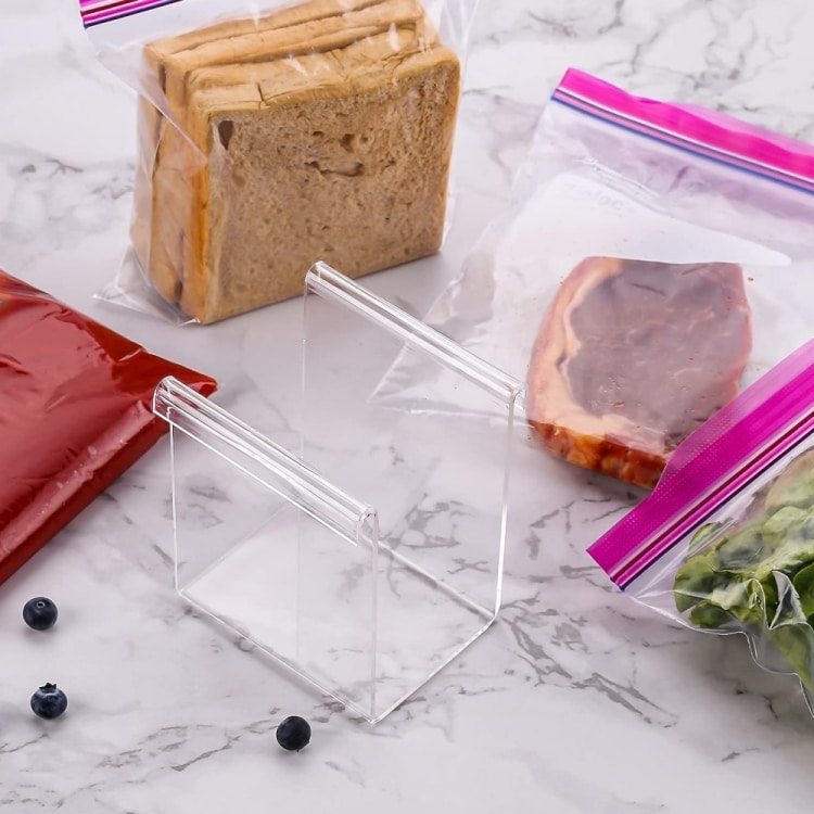 Holder til zip-plastposer 2-pak