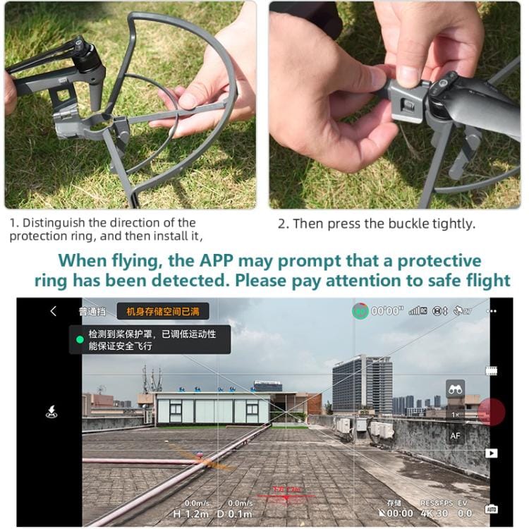 Propelbeskyttelse til DJI Mavic 3 / 3 Pro - Grå