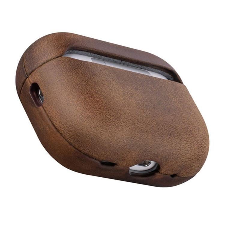 Beskyttelsesetui i læder til AirPods Pro 2 - Brun