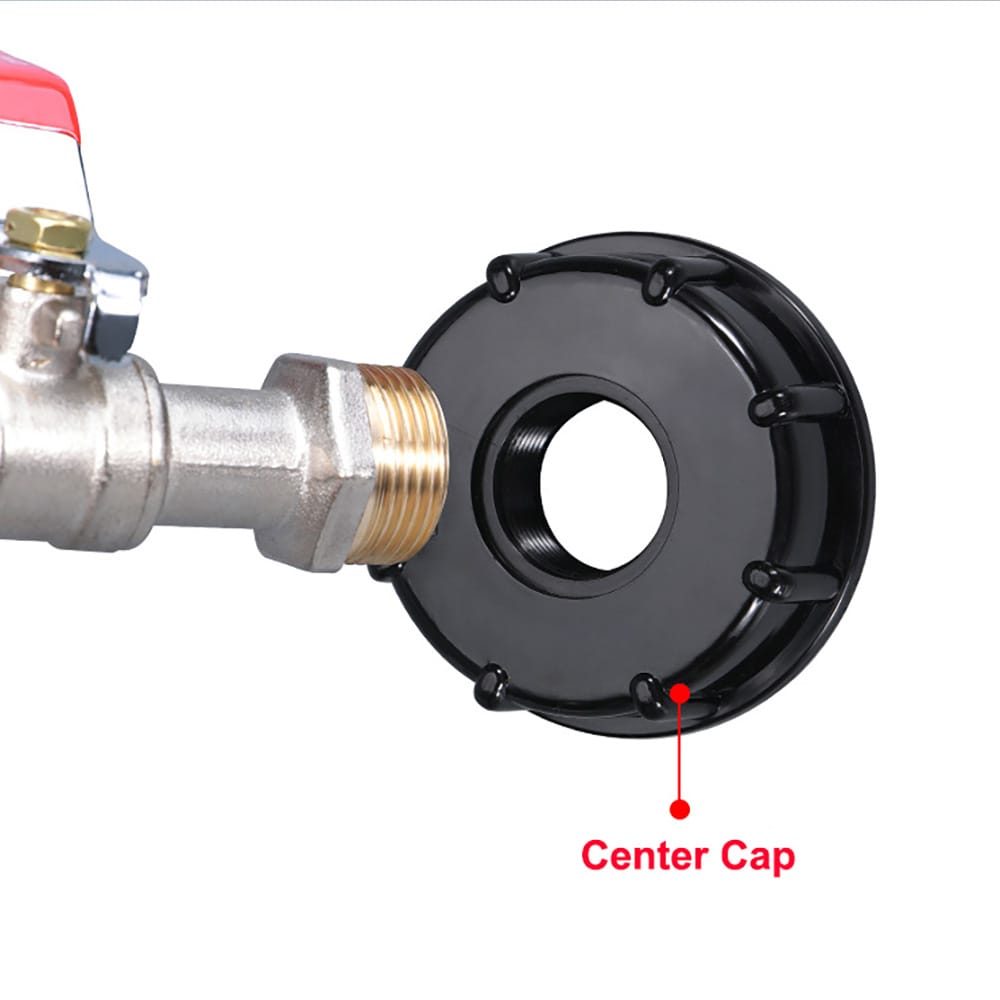 Kran til IBC-tank med 20 mm slangetilslutning