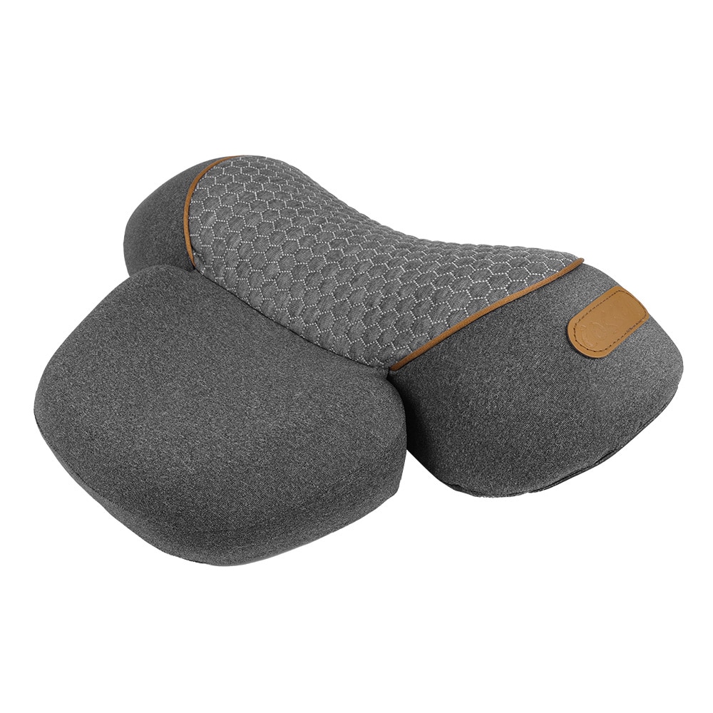 Ortopædisk nakke- og rygpude i polyester og memoryskum