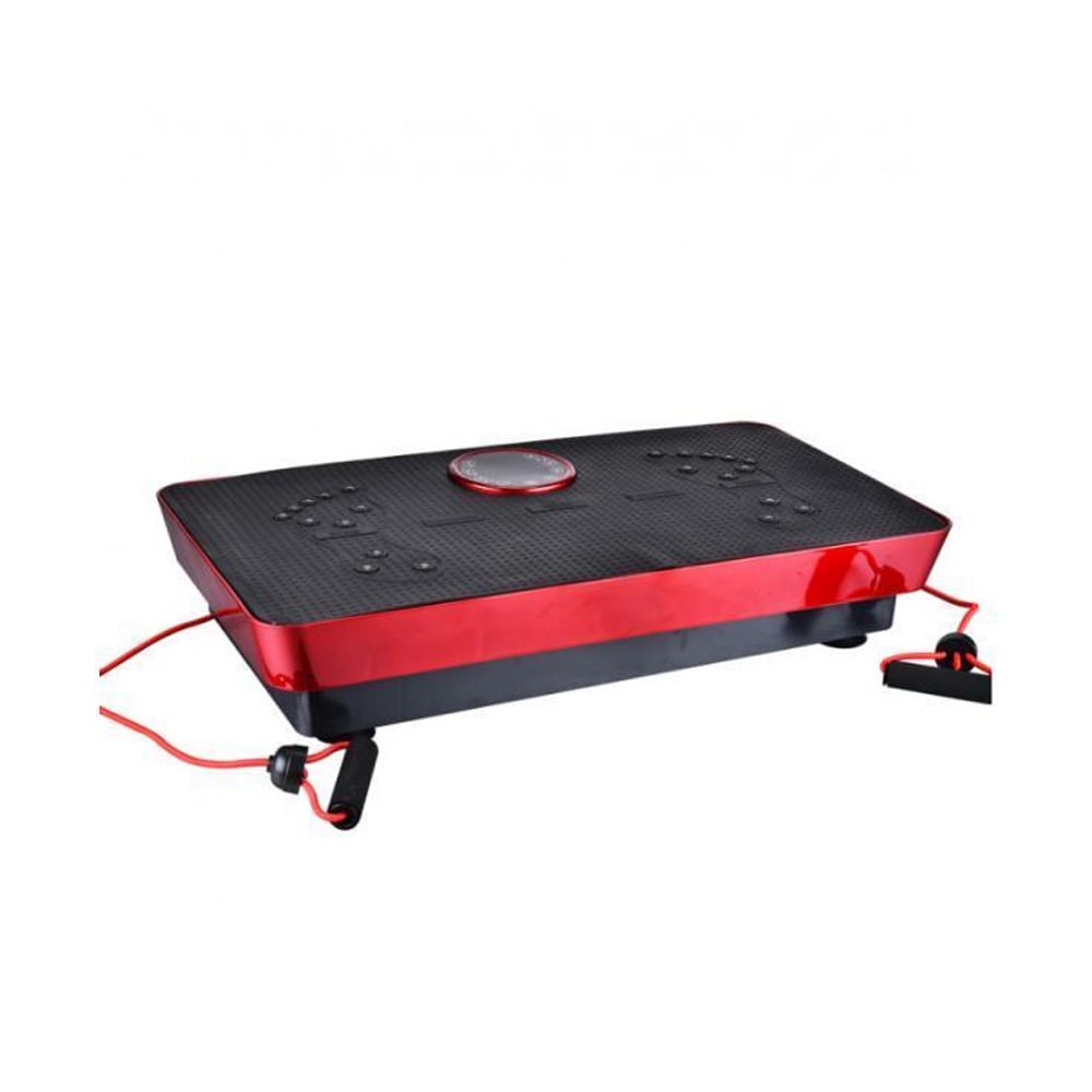 Fitness Body vibrationsplade 200 W 57 cm – Sort/Rød