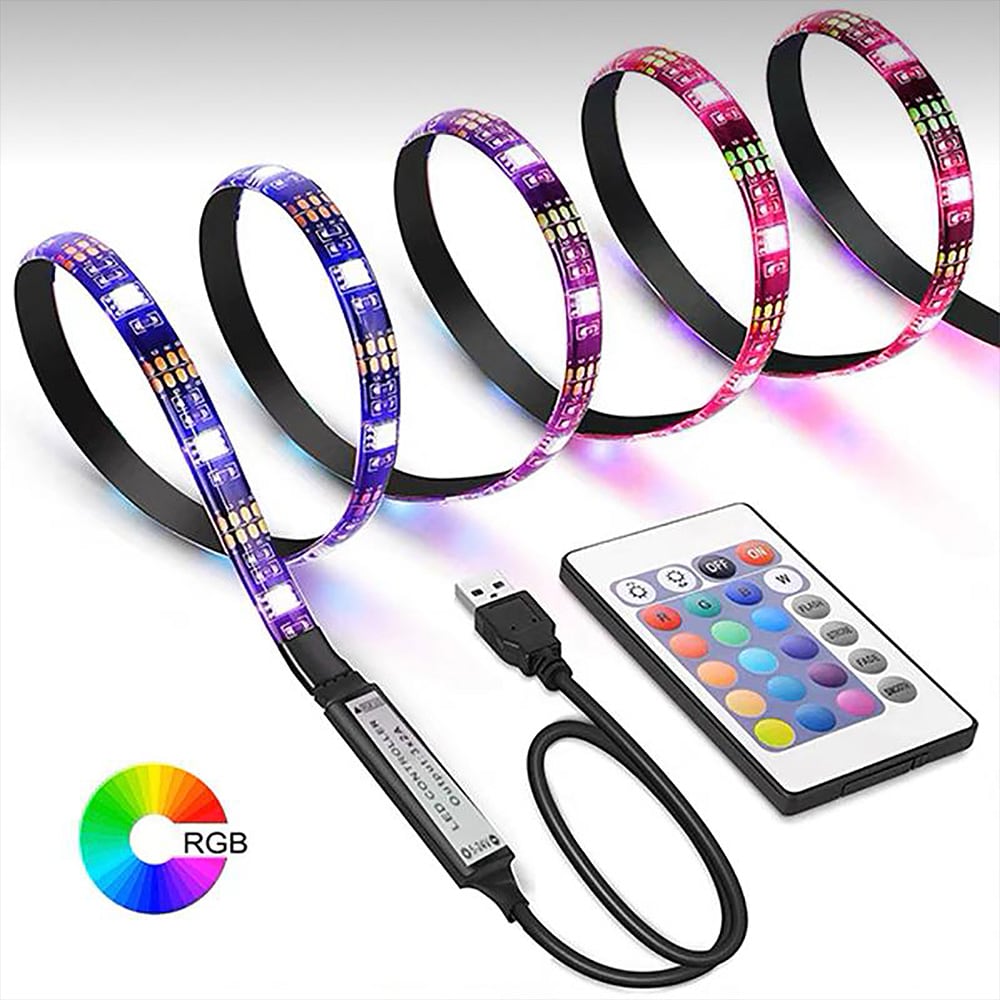 United LS2535 LED-strip 5m med fjernbetjening