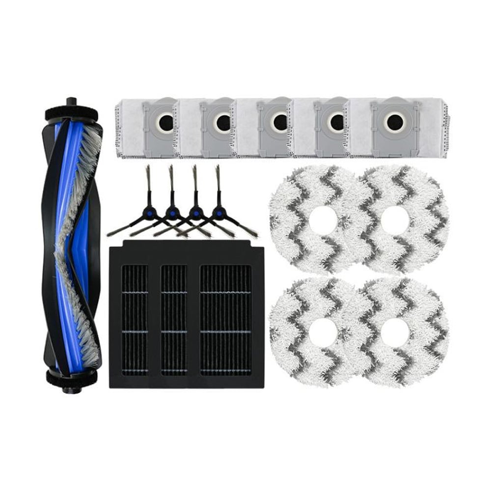 Børster og filtre til Ecovacs Deebot T50 Pro - 17 stk