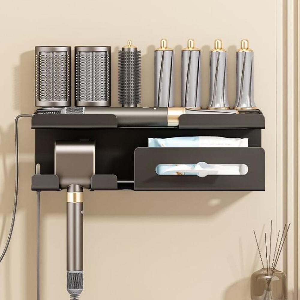 Vægbeslag til tilbehør til Dyson Hårtørrer HS01/05 - Svart