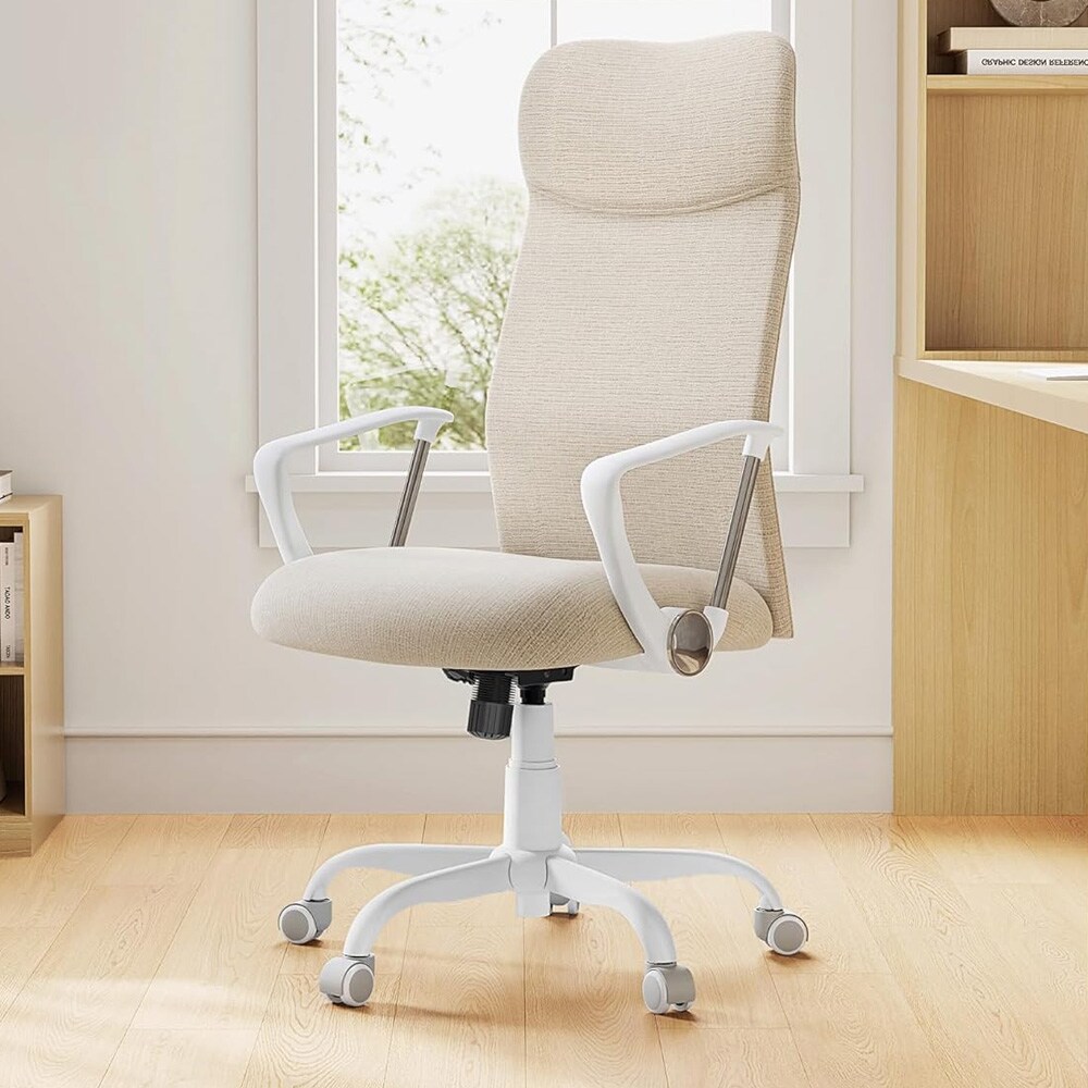 Ergonomisk kontorstol med justerbar højde – Beige